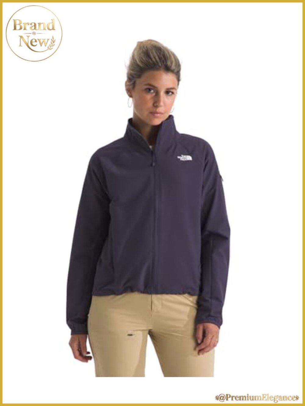 Wind-Resistant Softshell Hiking Jacket with Fleece Lining